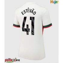 Camiseta Chelsea Estevao Willian #41 Visitante Equipación para mujer 2025-26 manga corta